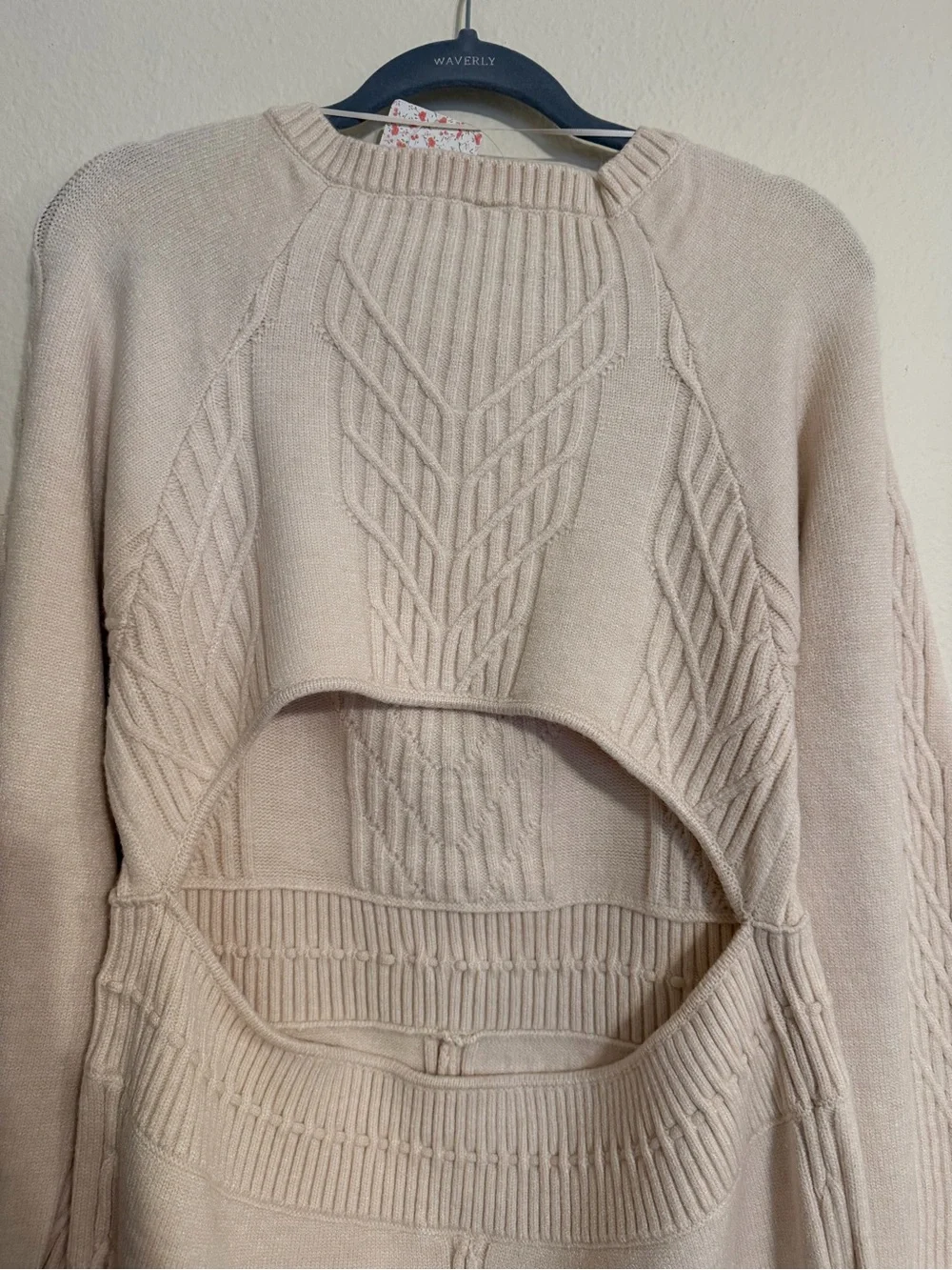 Free People cable knit